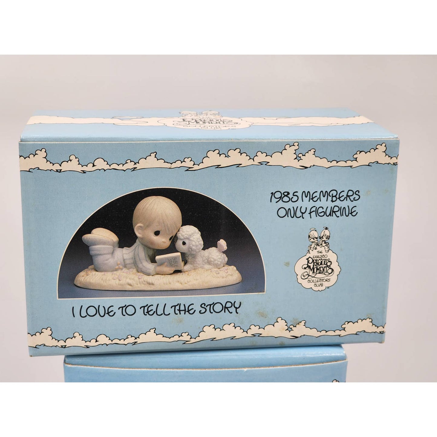 Precious Moments Members Only Figurines Lot Chuck Friendship Vintage 1980s W/Box