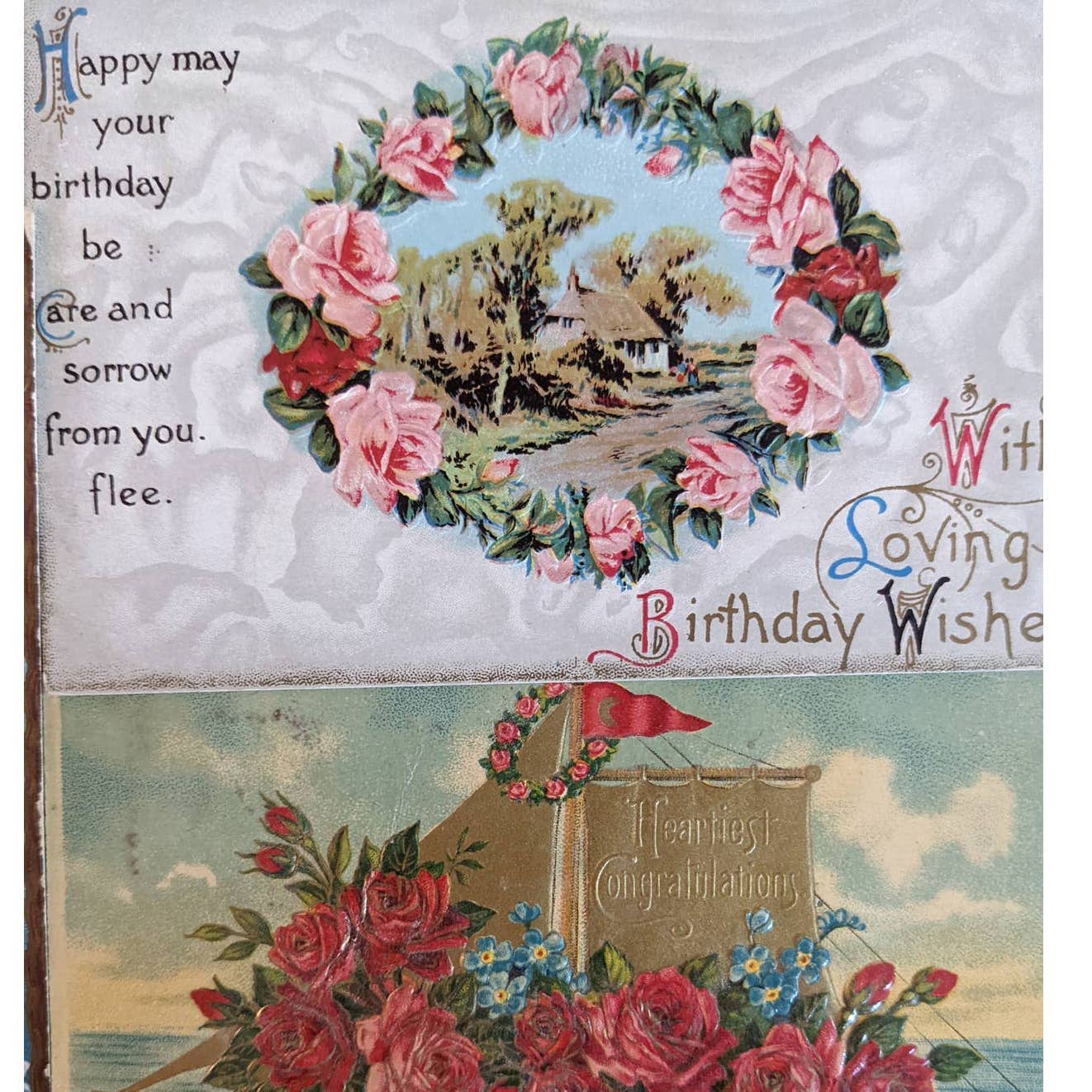 C1902-1912 Antique Postcard Lot 20+ Happy Birthday Greetings Best Wishes