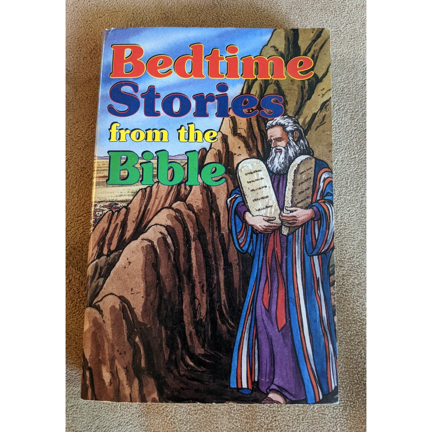 Bedtime Stories From The Bible -Jesse Lyman Hurlbut Vintage 1994 Childrens Bible