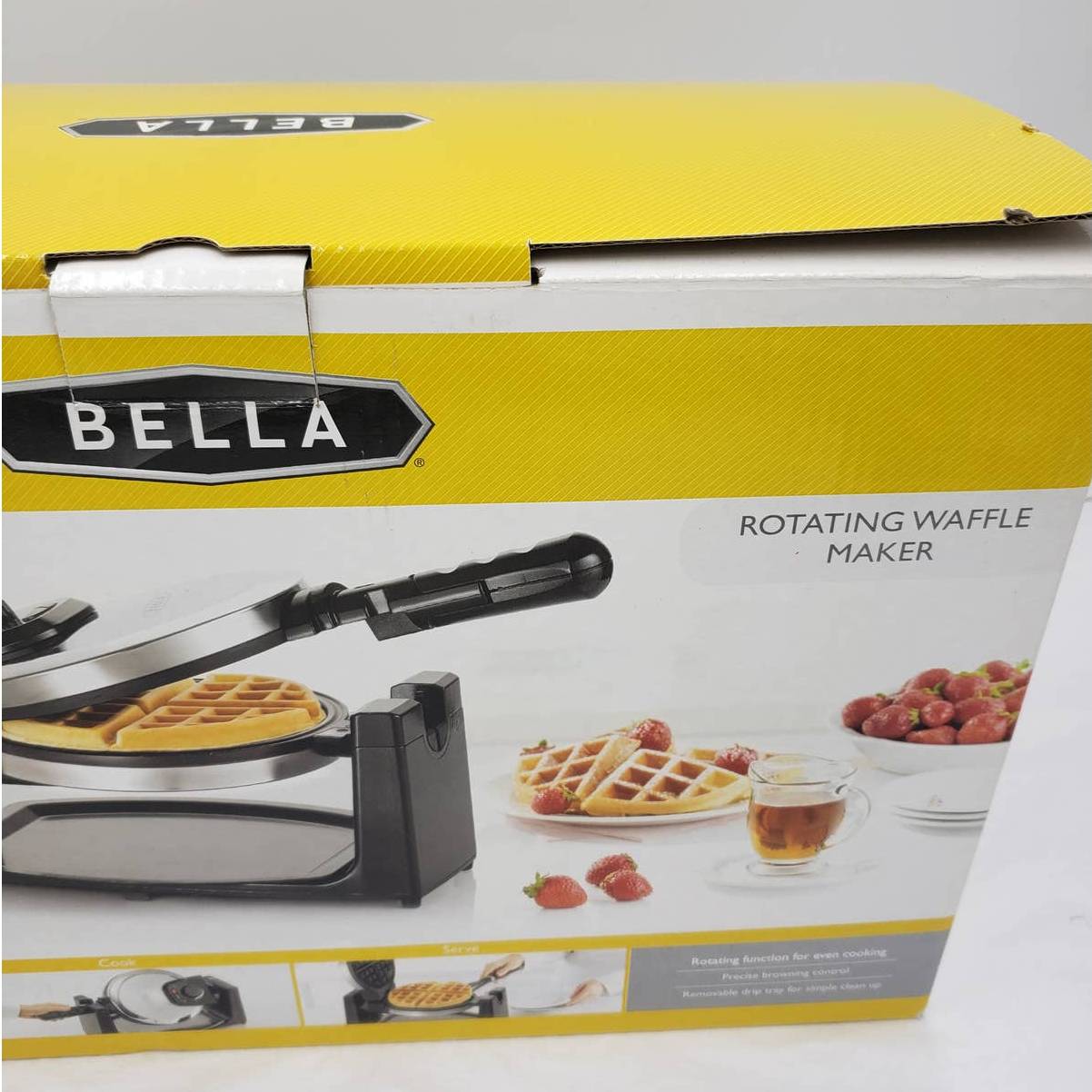 Bella Rotating Waffle Maker GH-805 Open Box Never Used