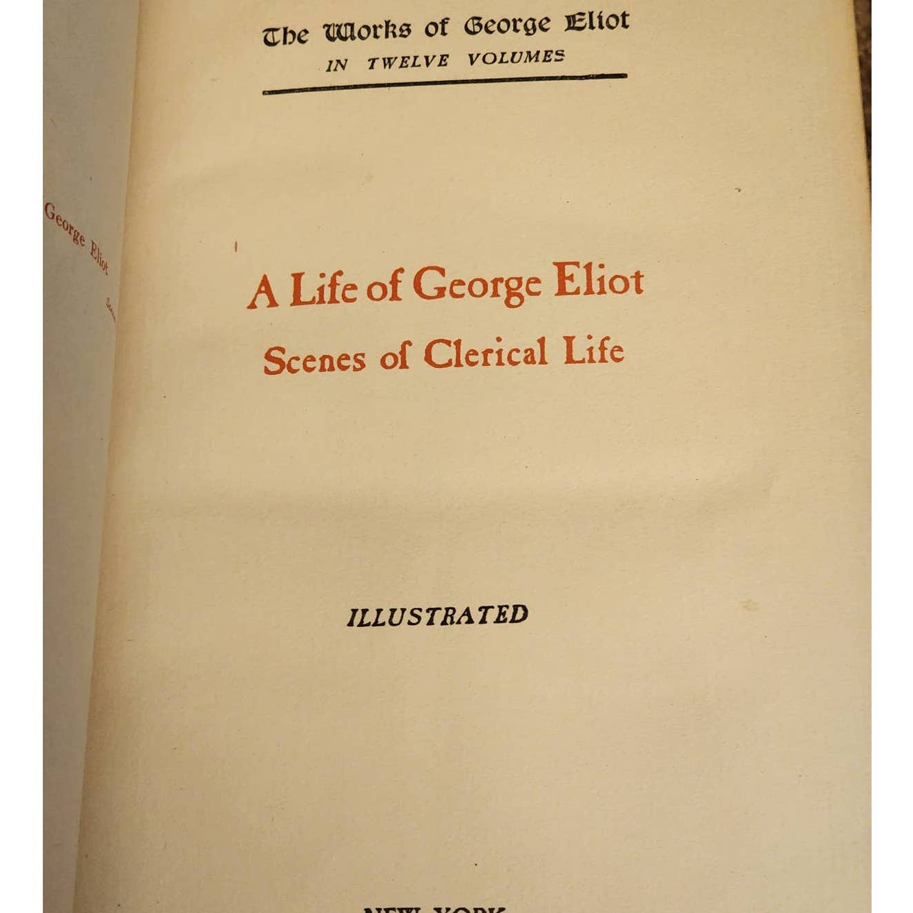 The Works Of George Eliot 9 Volumes Set Antiquarian Antique Books Mary Ann Evans