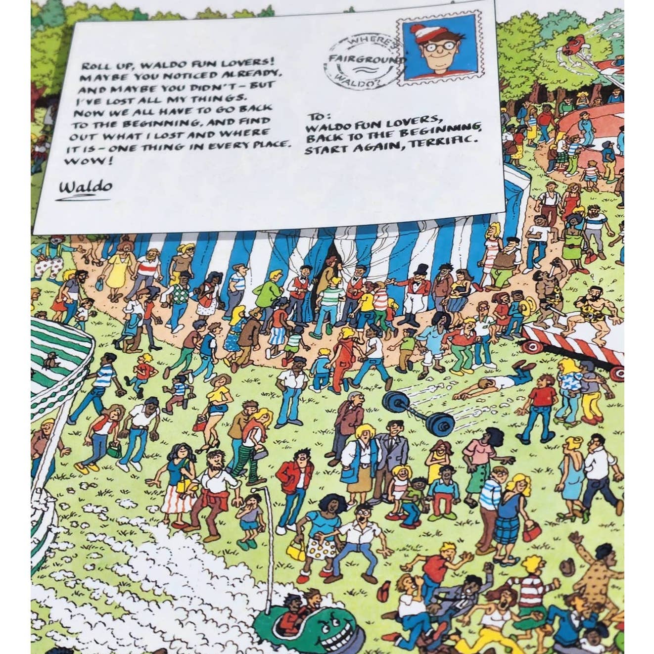 Wheres Waldro By Martin Handford Vintage Childrens Book First U.S. Edition 1987