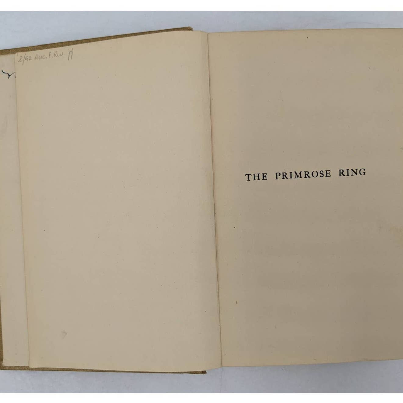 The Primrose Ring By Ruth Sawyer Antiquarian Book Novel Early Edition 1915