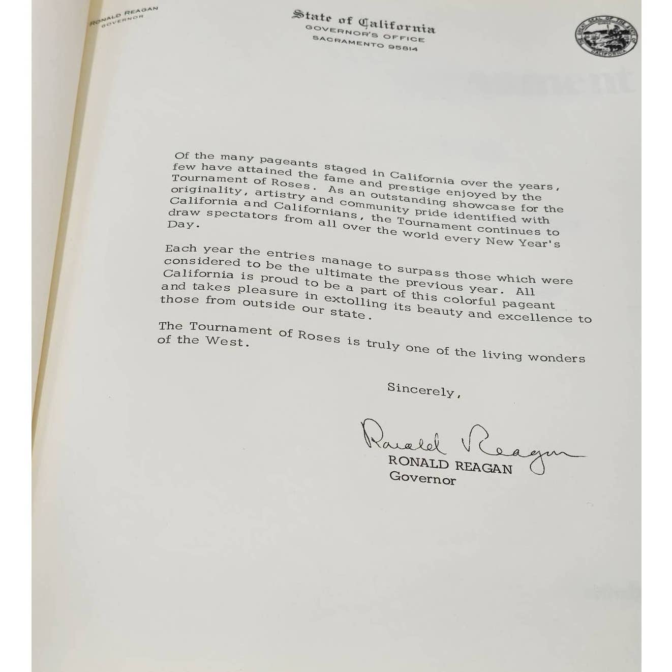 The Tournament Of Roses A Pictorial History By Joe Hendrickson Vintage 1971