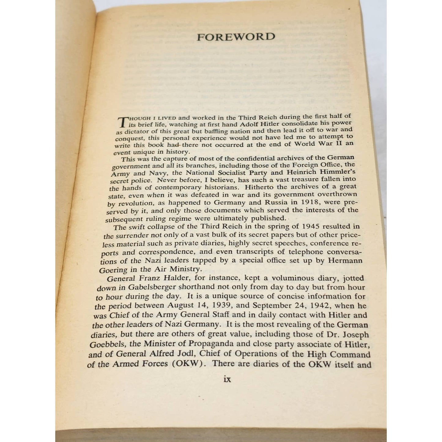 Rise And Fall Of Third Reich A History Of Nazi Germany By William L. Shirer 1960