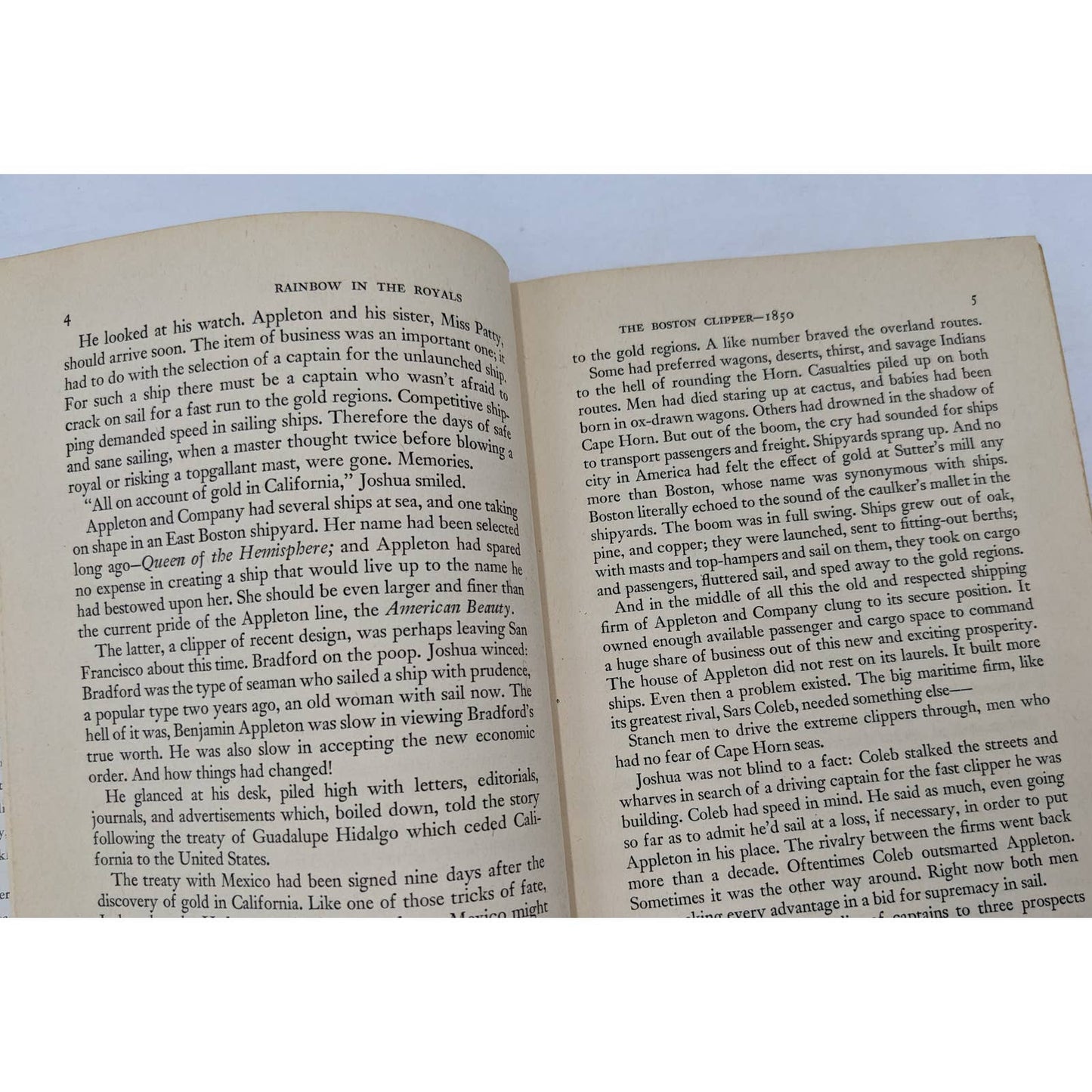 Rainbow In The Royals By Garland Roark First Edition Vintage 1950