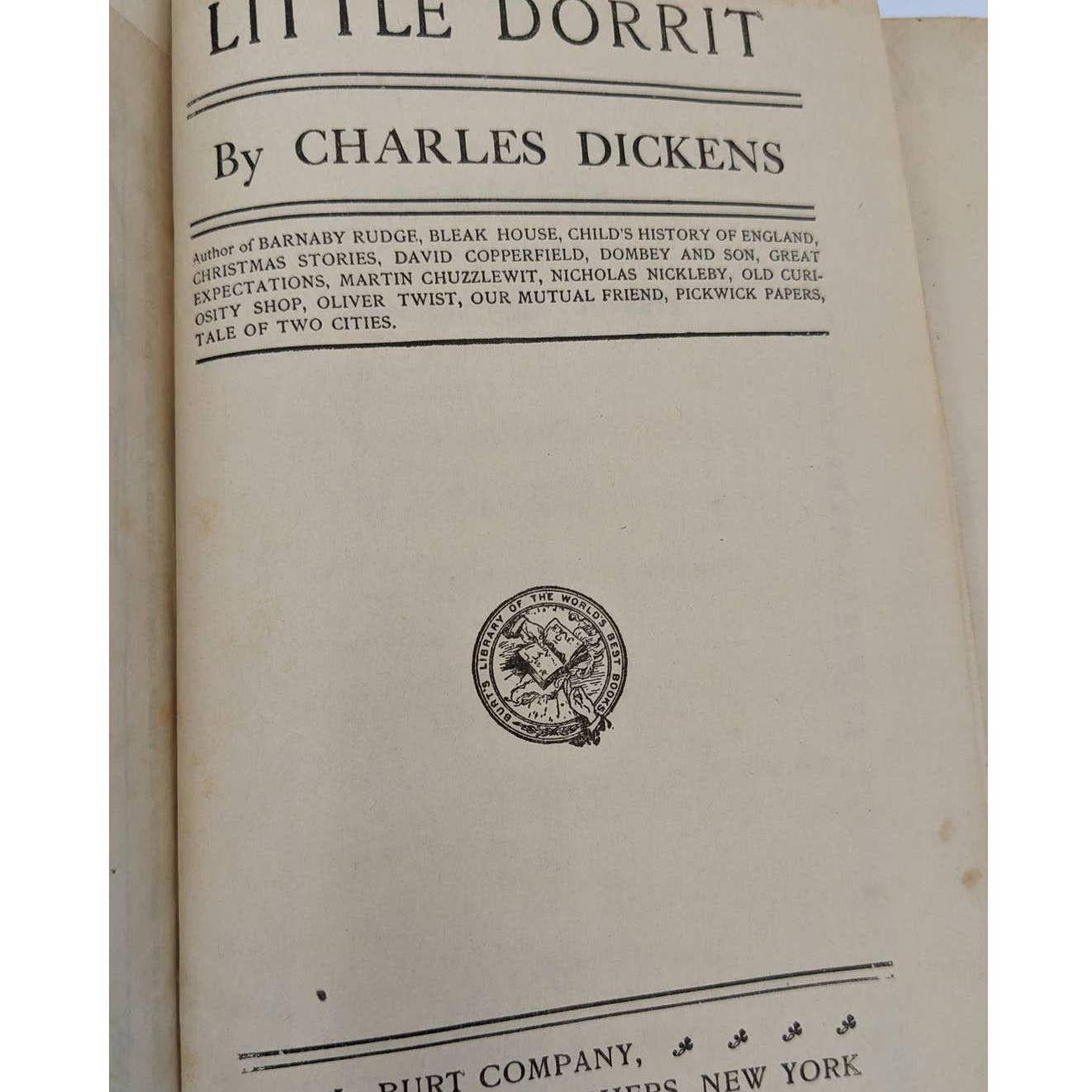Little Dorrit Dickens In Two Books By Charles Dickens