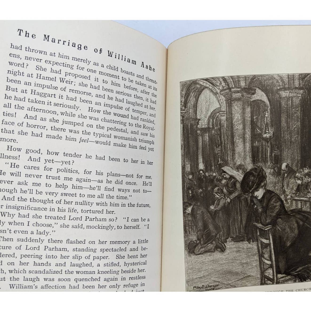 Marriage Of William Ashe 1905 Novel Mrs. Humphry Ward Illustrations 2 Vol Vol II