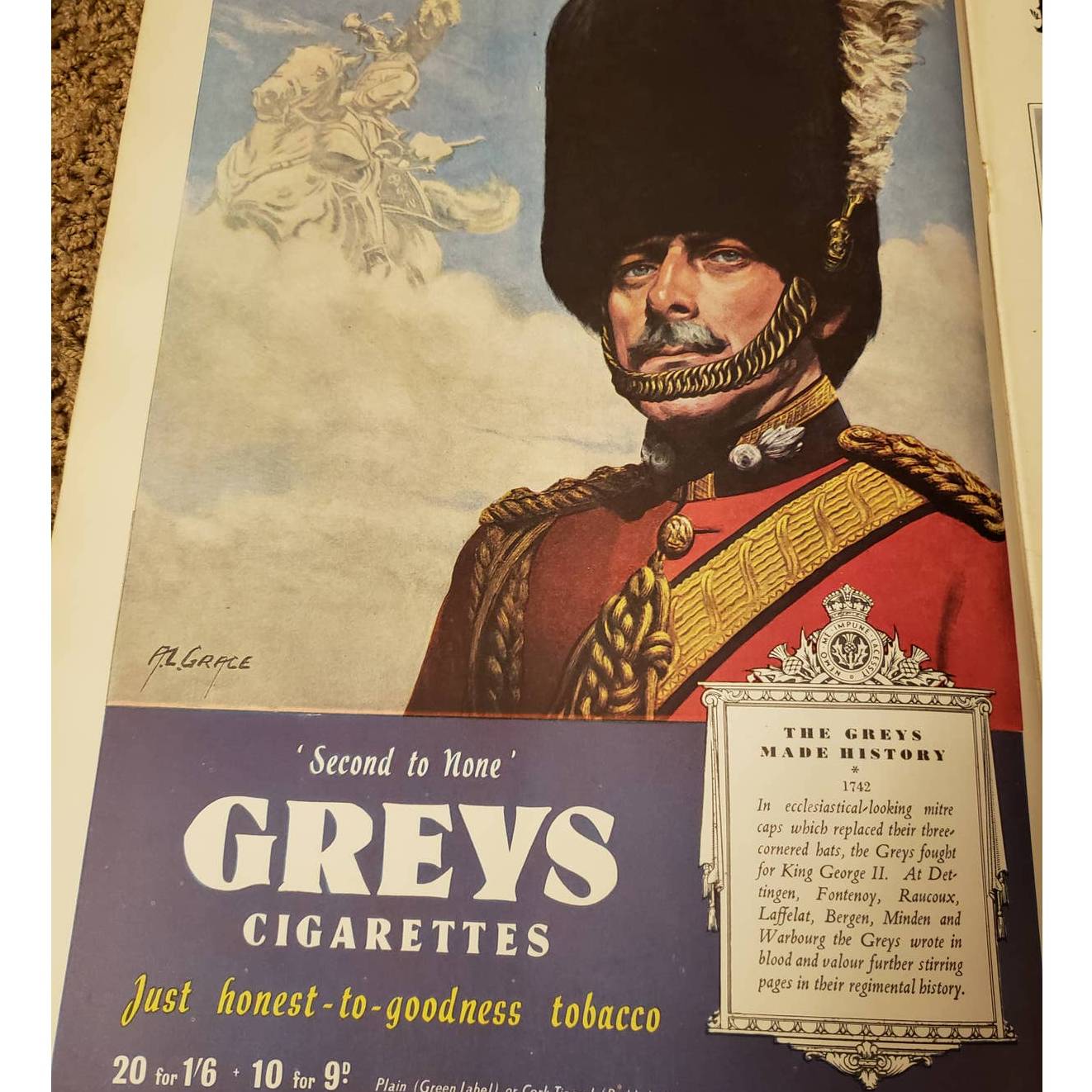 Vintage Illustrated London News Magazine Issue Mar 28 1942 WW2 Douglas Macarthur