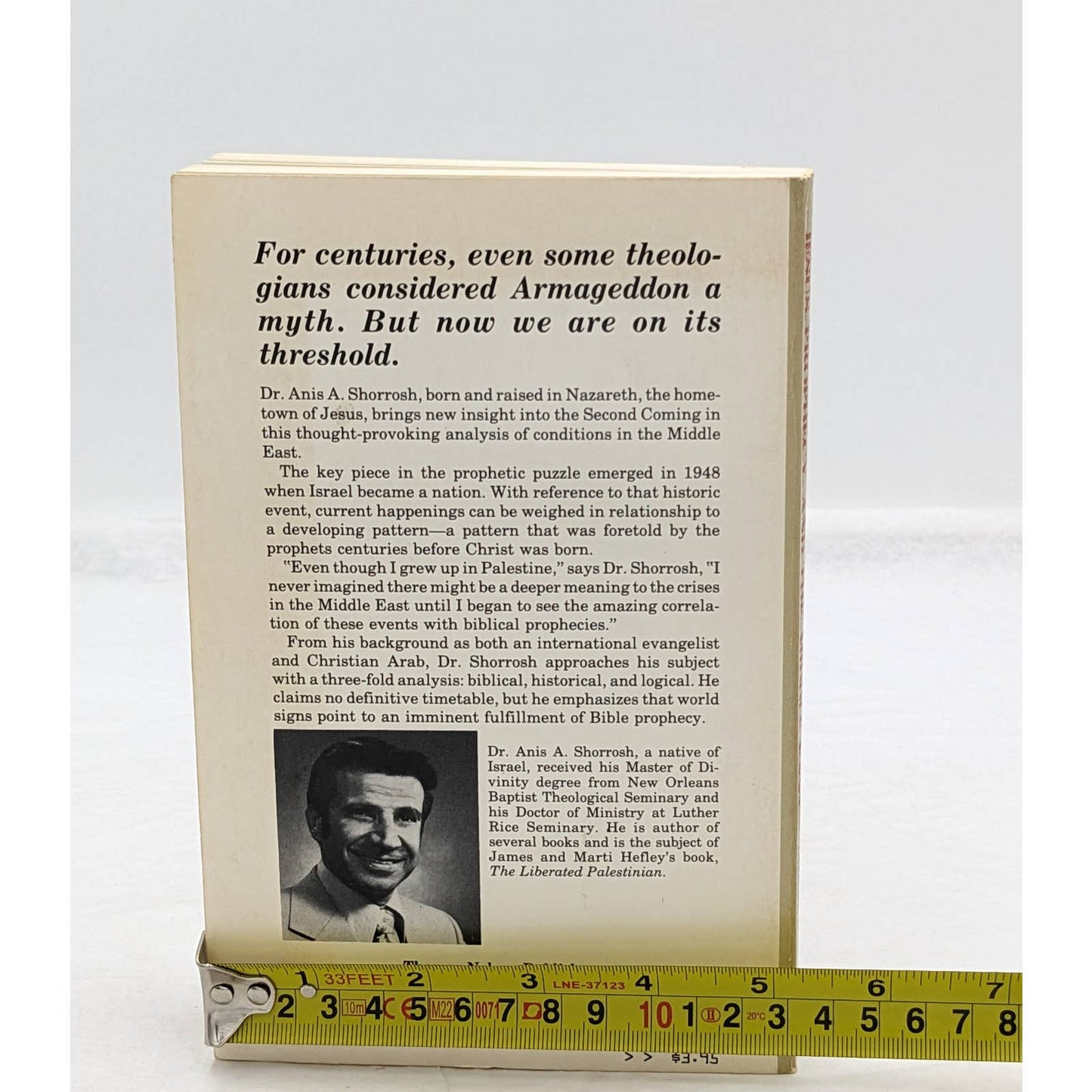 Jesus, Prophecy, And The Middle East By Dr. Anis A. Shorrosh Vintage Paperback