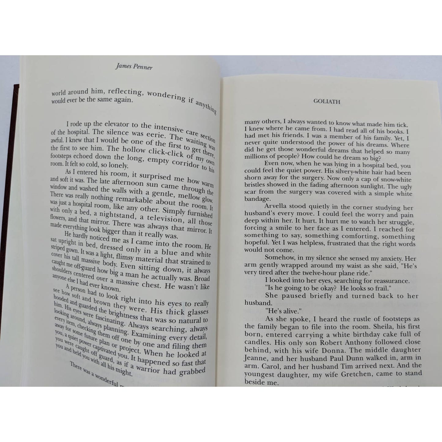 Goliath Life Of Robert Schuller By James Penner Leather Bound Collectors Edition