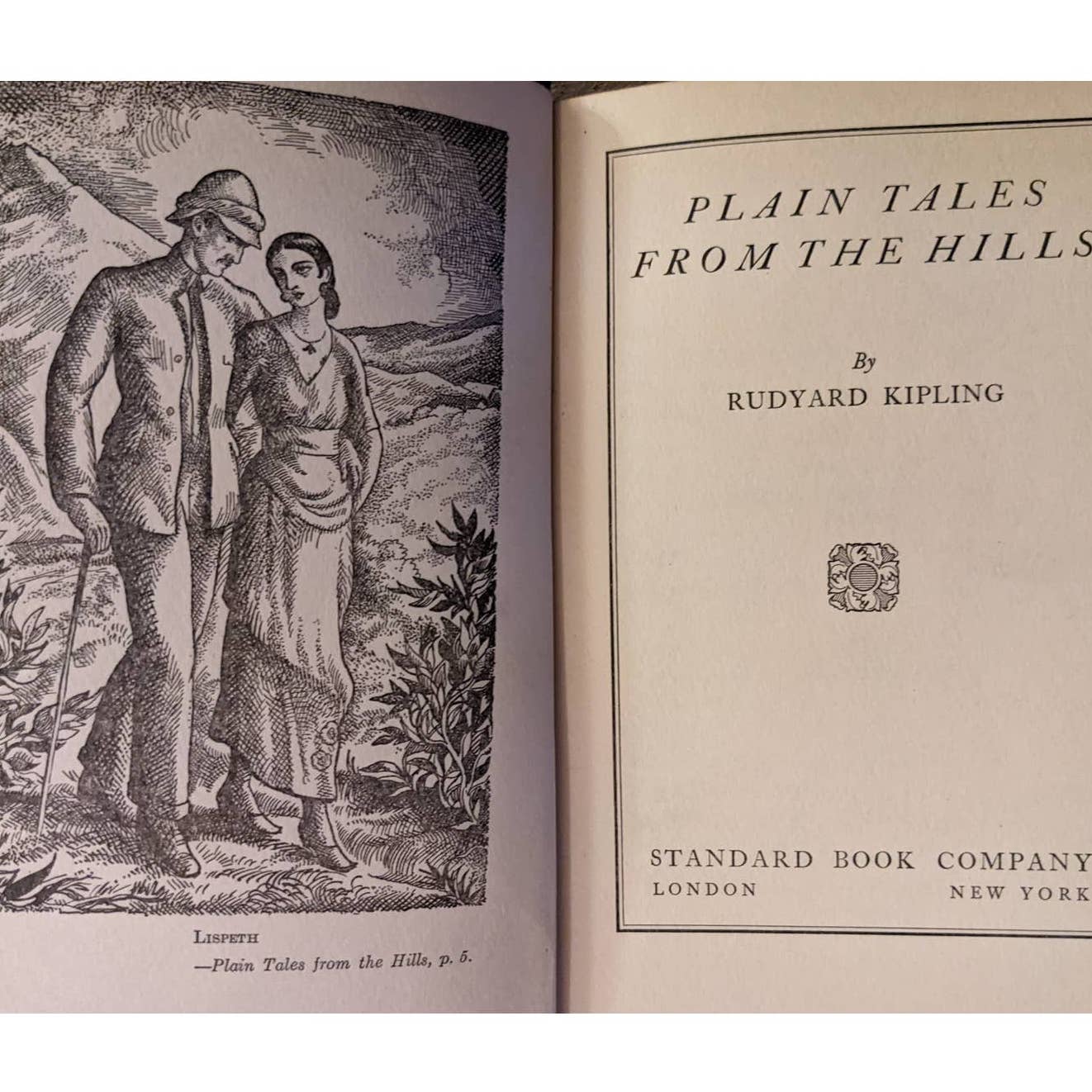 Vintage Rudyard Kipling Story Of Gadsbys & Plain Tales From Hills Punjab Edition