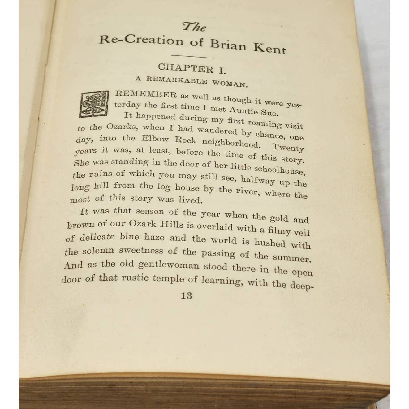 The Re-Creation Of Brian Kent By Harold Bell Wright Novel First Edition 1919