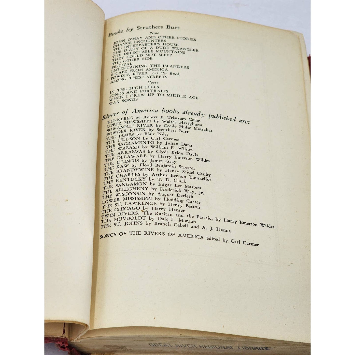 Powder River Let 'er Buck By Struthers Burt Rivers War Edition Book Vintage 1938