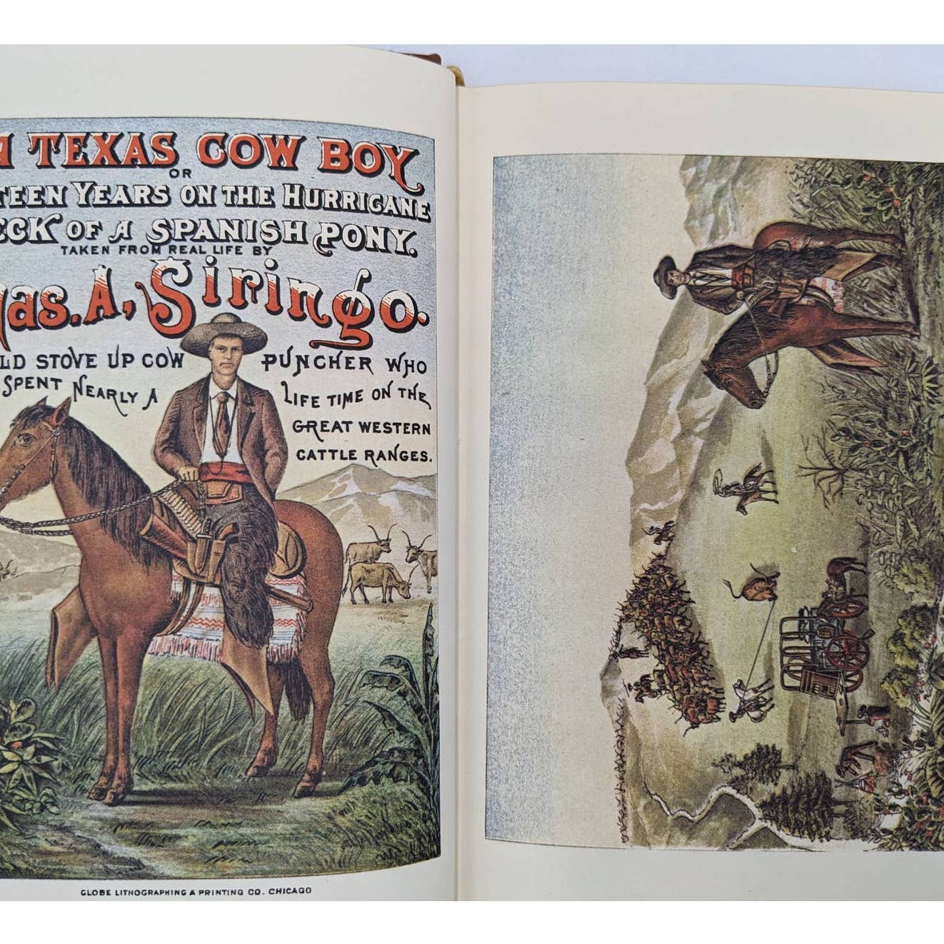 A Texas Cow Boy By Chas A. Siringo Vintage Autobiography Classics Old West
