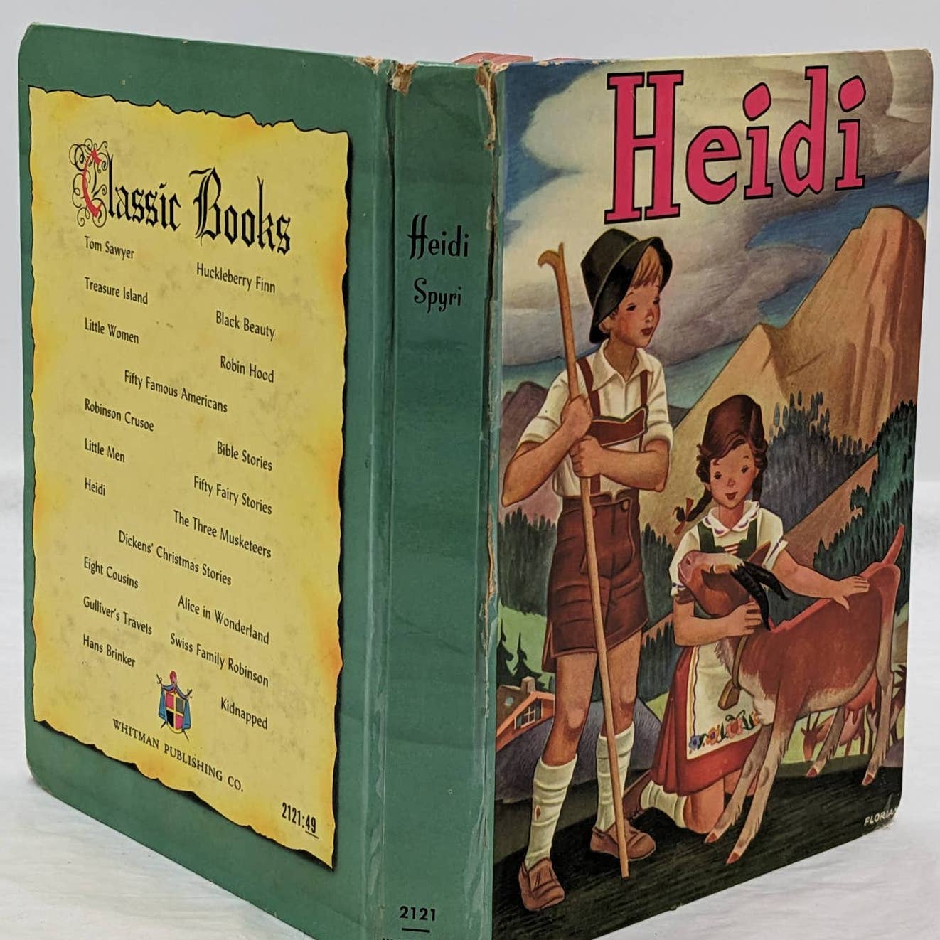 Heidi By Johanna Spyri Illustrated By Arthur Jameson Vintage Book 1944