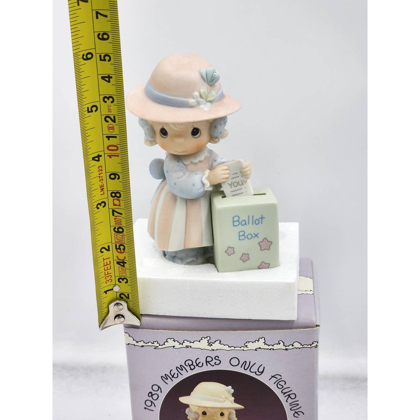 Precious Moments You Will Always Be My Choice Ballet Box Vintage 1989 W/Box Tags