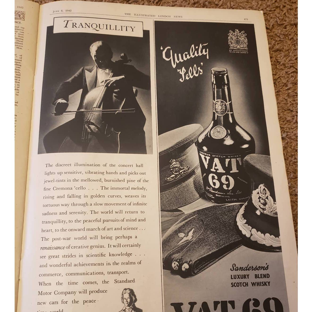 Vintage Illustrated London News Jun 6 1942 Magazine History Vintage Advertising