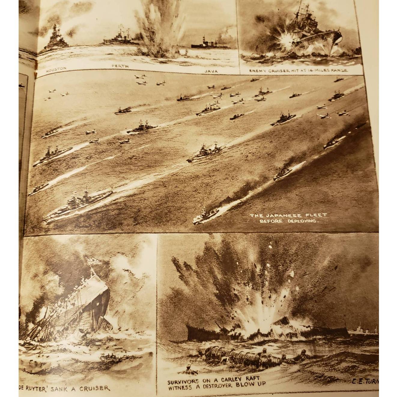 Vintage Illustrated London News Magazine Issue Mar 28 1942 WW2 Douglas Macarthur