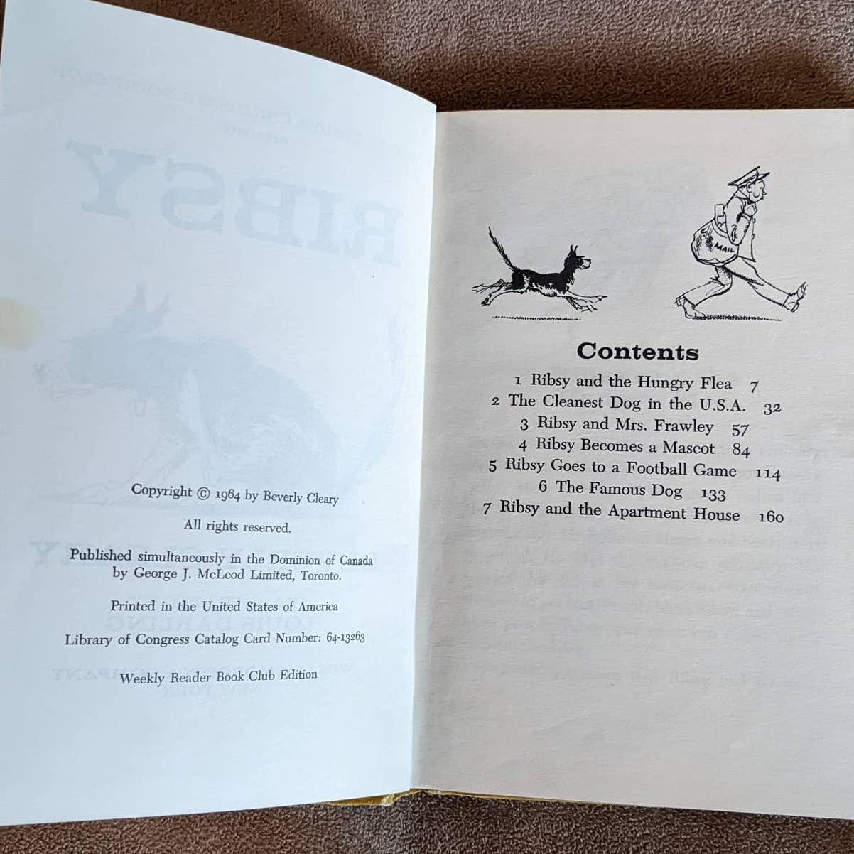 Vintage 1964 Ribsy By Beverly Clearly Illustrated Louis Darling Dog Childrens