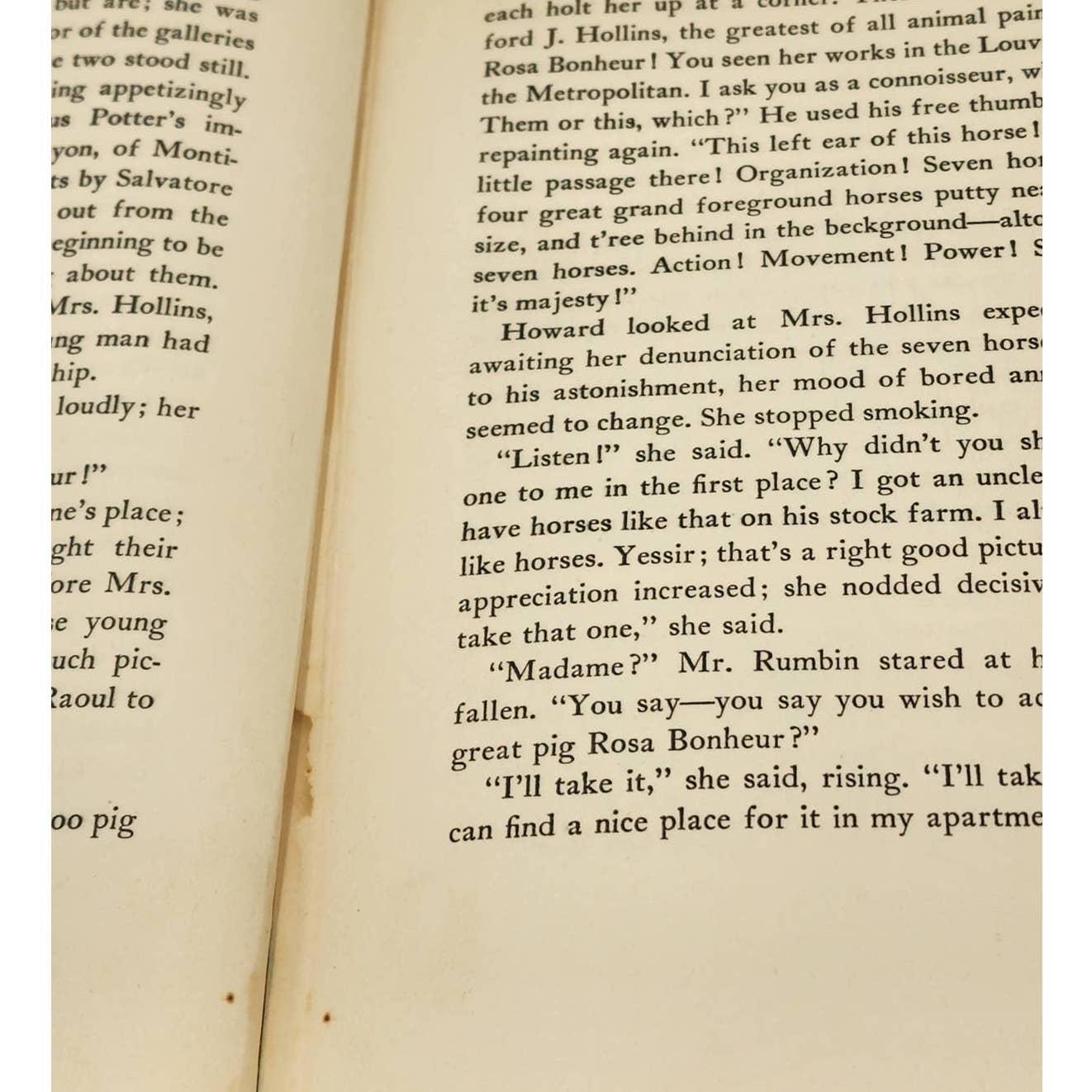 Rumbin Galleries By Booth Tarkington Vintage Romantic Novel Book 1937