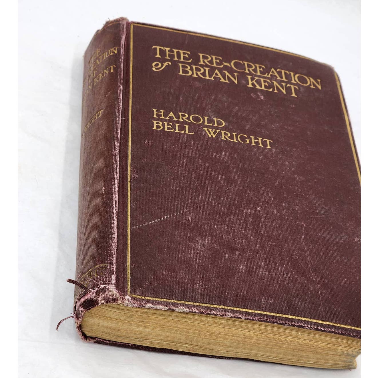 The Re-Creation Of Brian Kent By Harold Bell Wright Novel First Edition 1919