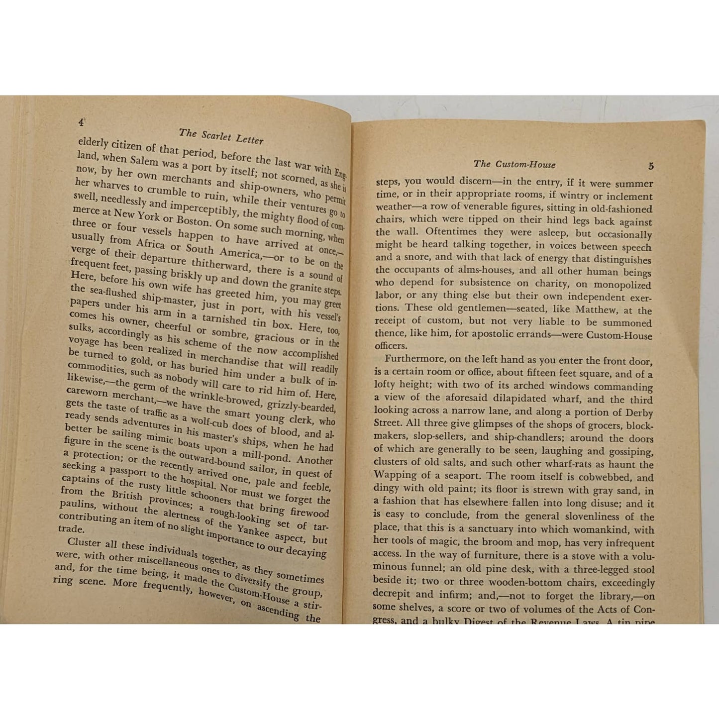 Scarlet Letter By Hawthorne Historical Novel Romance Vintage Paperback 1963