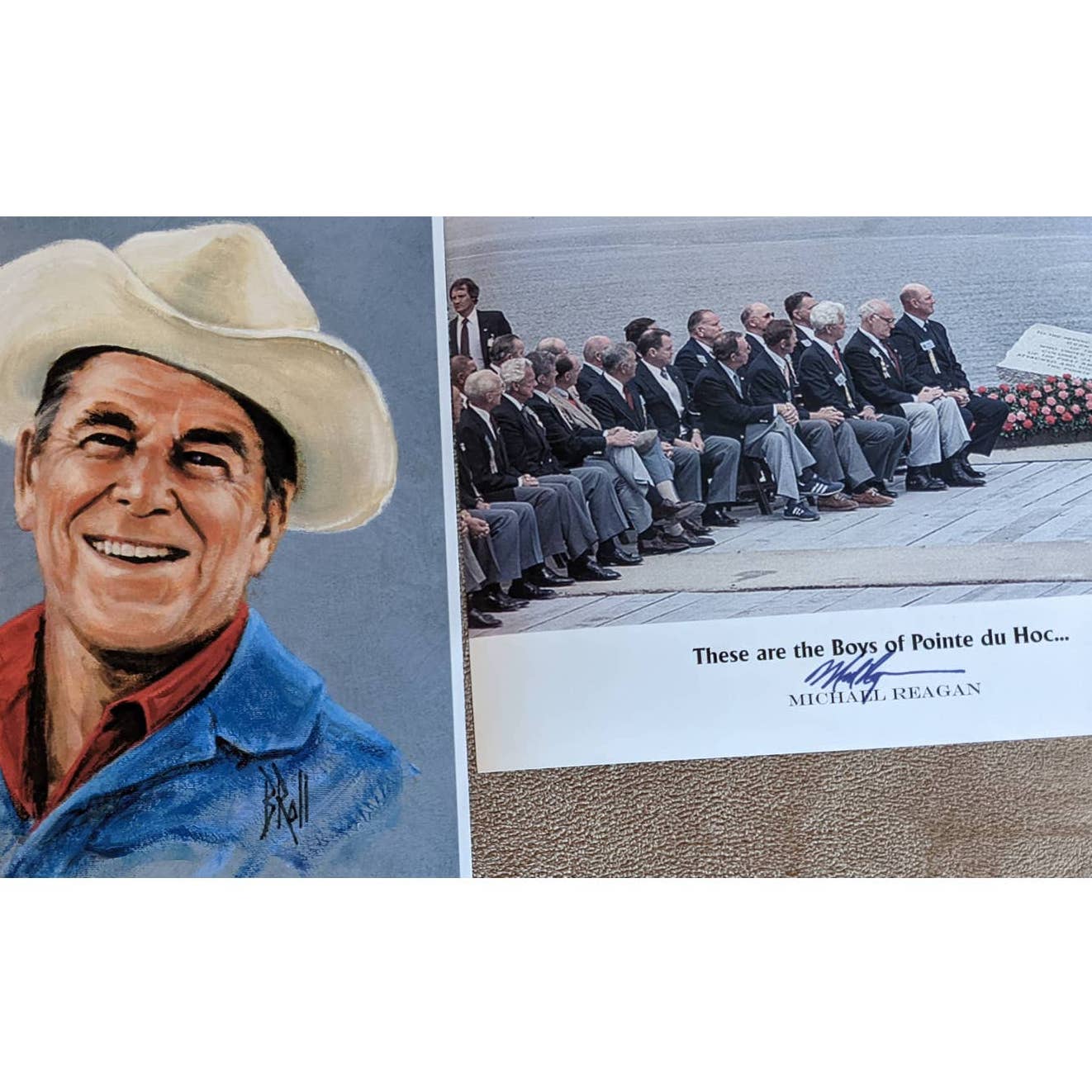 These Are The Boys Of Pointe Due Hoc and Reagan Ranch Limited Edition Portrait