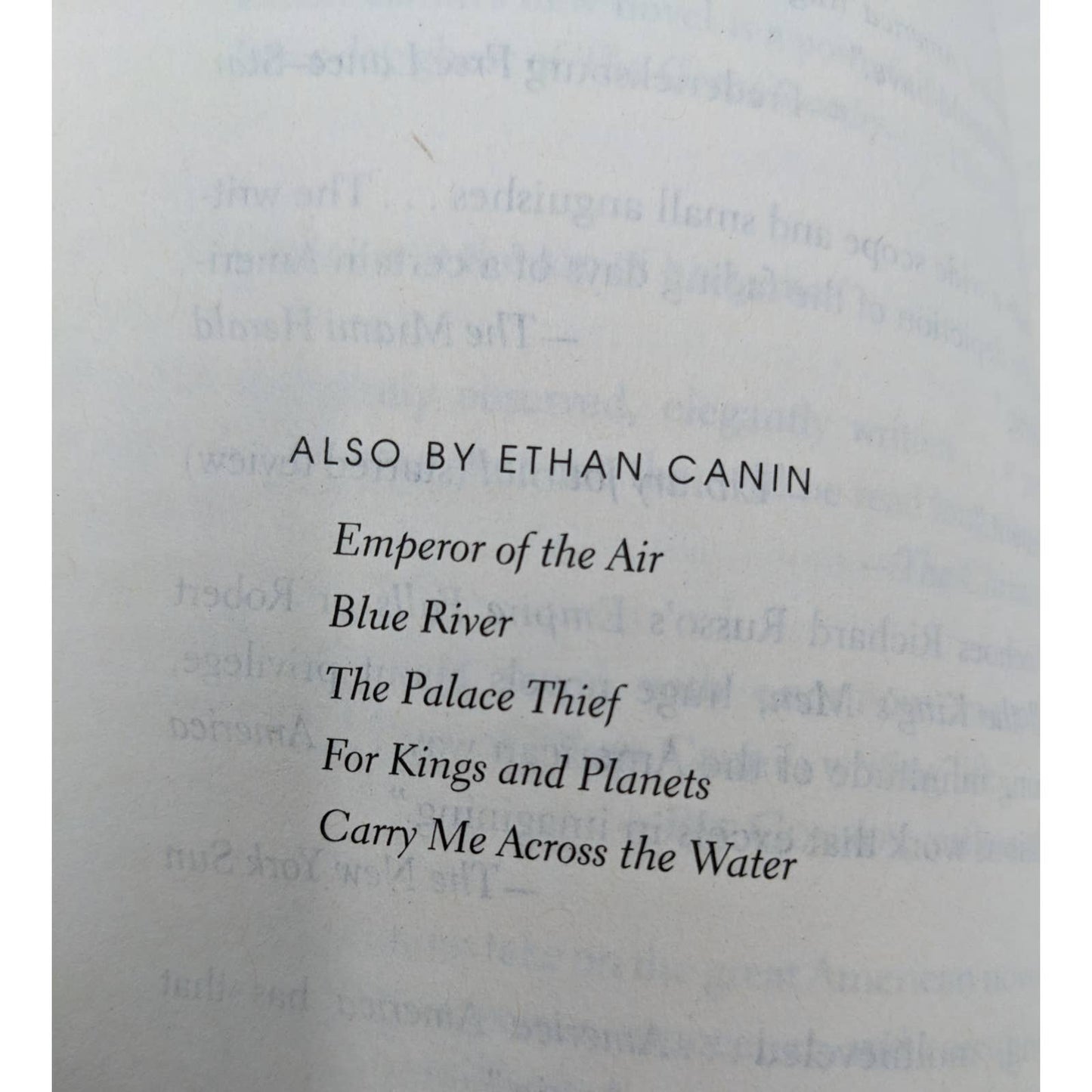 America America By Ethan Canin Novel Paperback Best Selling Book