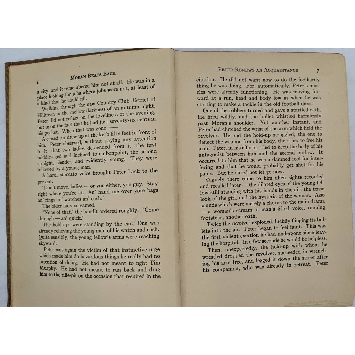 Moran Beats Back By William Macleod Raine Vintage Book Adventure Old West 1939