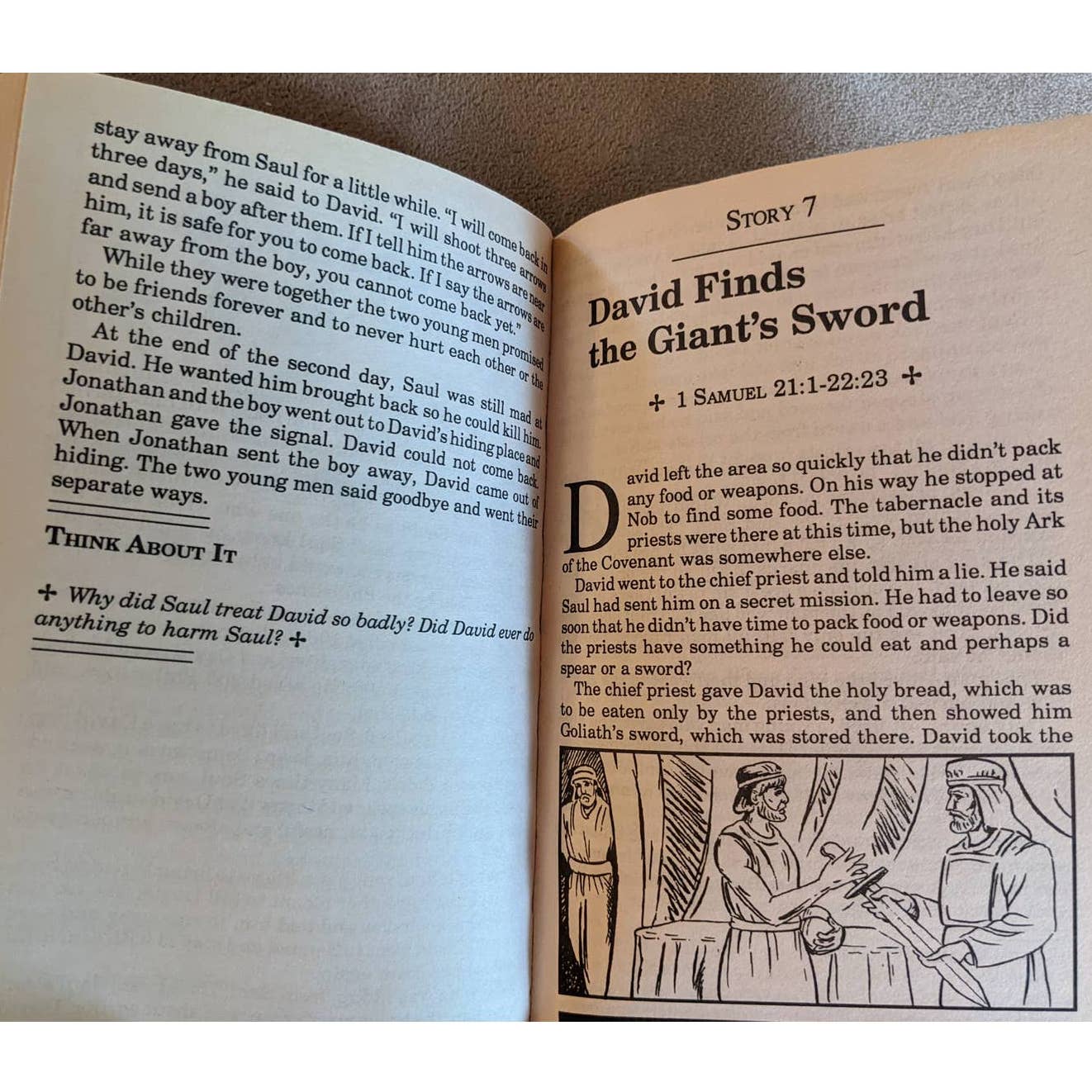 Bedtime Stories From The Bible -Jesse Lyman Hurlbut Vintage 1994 Childrens Bible