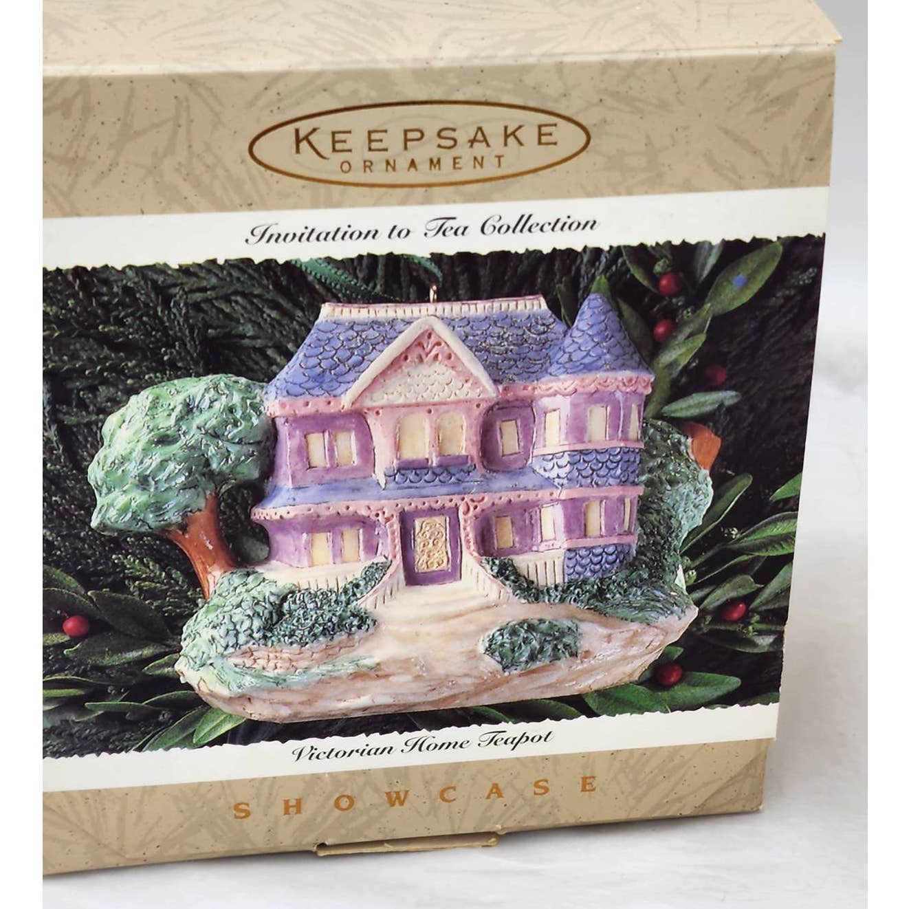 Hallmark Lot 4 Keepsake Ornaments Christmas Time Mime Jolly Holly Santa Limited