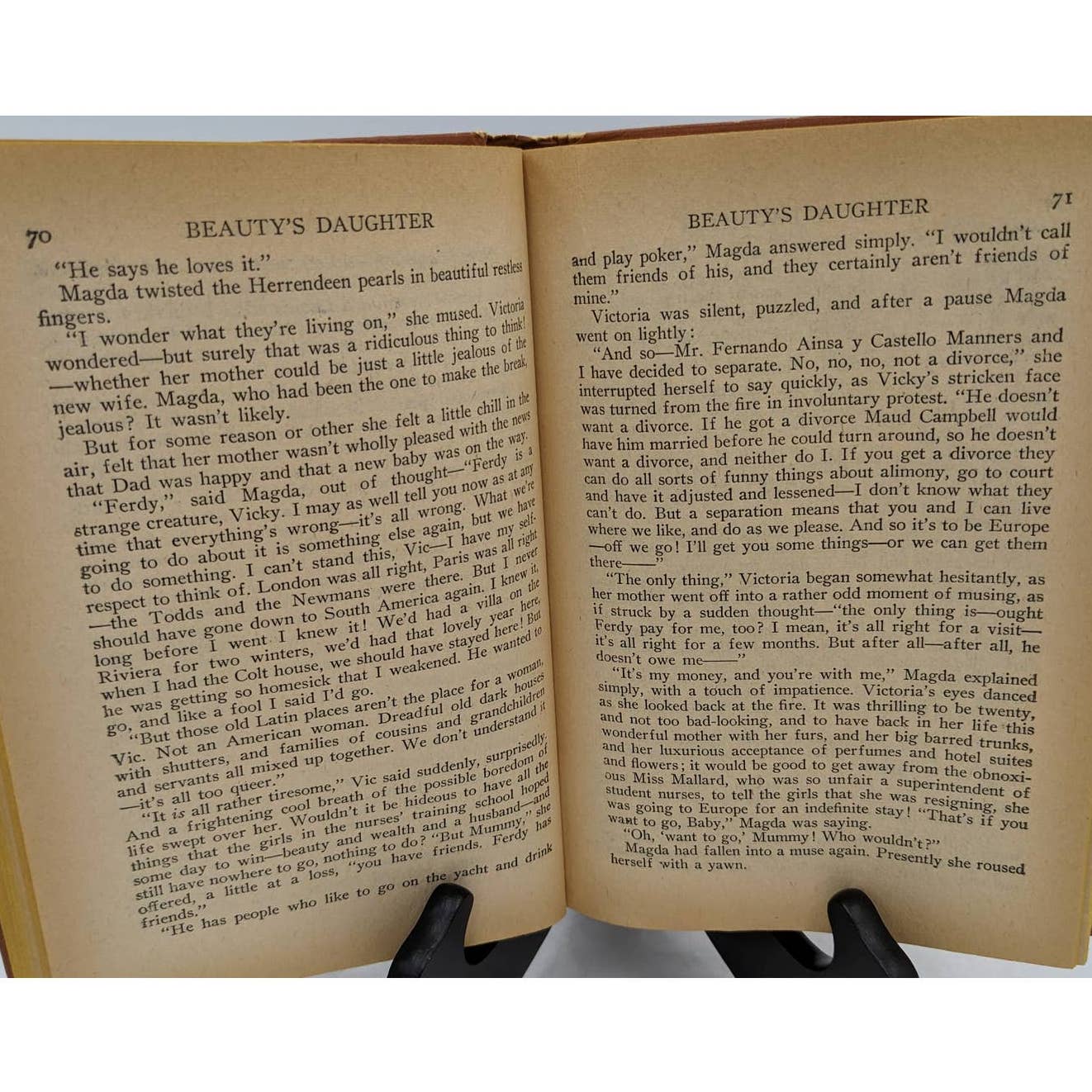 Beauty's Daughter By Kathleen Norris Vintage Novel Book 1944