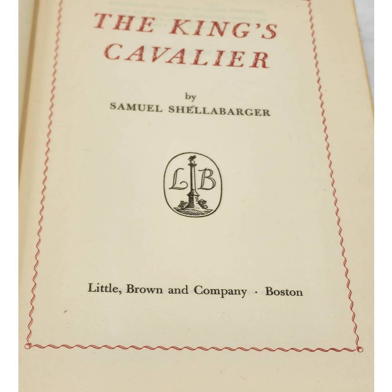 The Kings Cavalier By Samuel Shellabarger Vintage Book Action Adventure Novel
