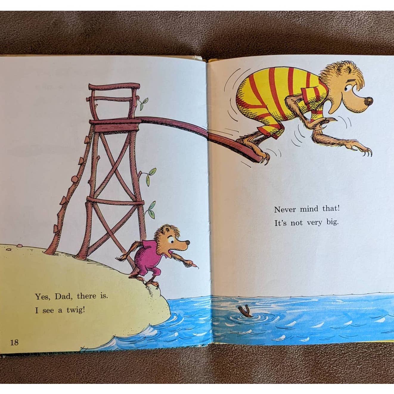 Vintage The Bears Vacation 1968 Book By Stan Jan Berenstain Childrens Beginner