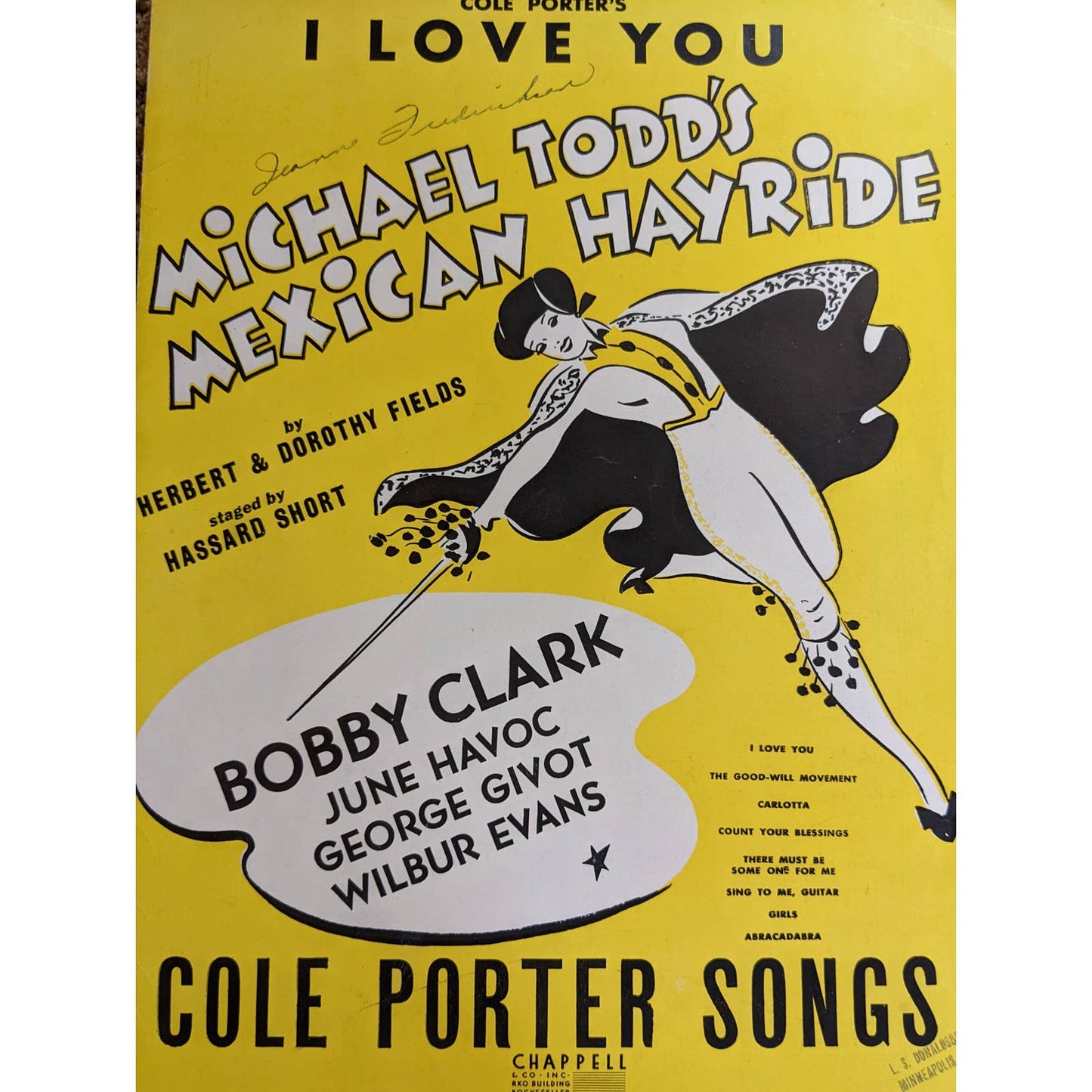 Vintage 1920s-1940s Lot 7 Sheet Music Don't Cry Joe, Cole Porter, Seal it Kiss