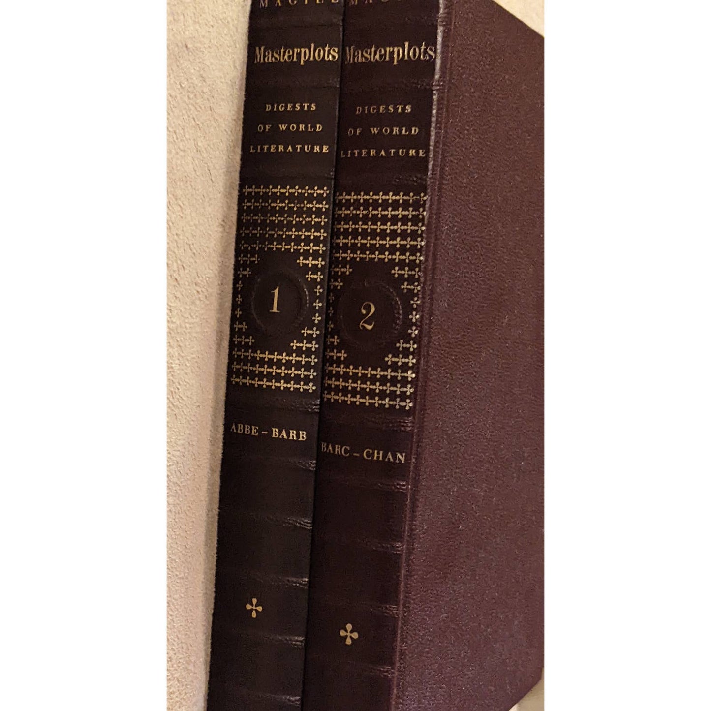 Masterplots Digests Of World Literature Volume I-II Synopsis Of Great Literature