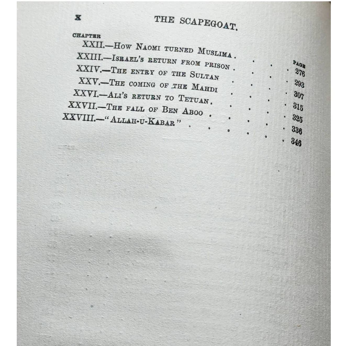The Scapegoat By Hal Caine Illustrated, Antiquarian Antique Book 1899