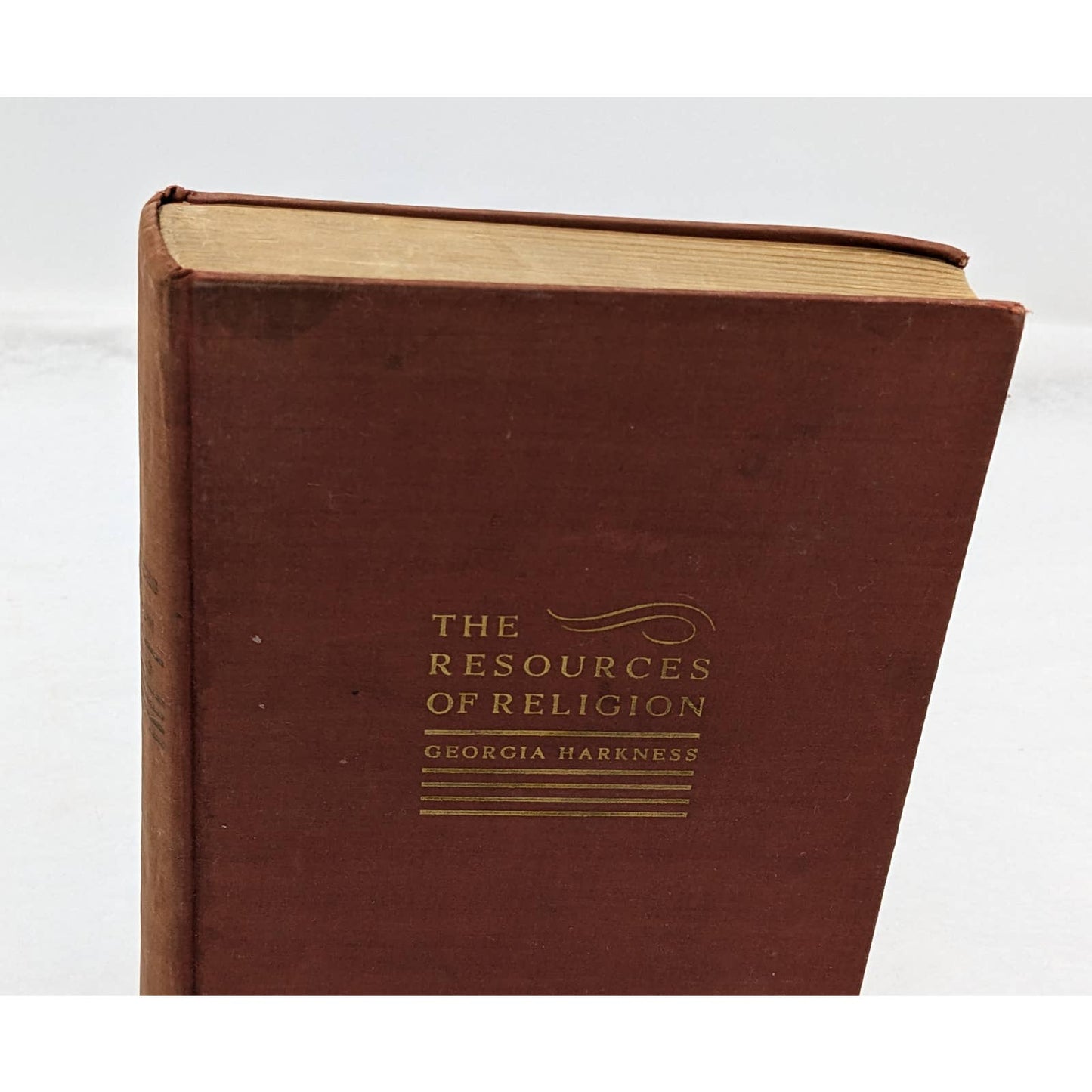 The Resources Of Religion By Georgia Harkness Methodist Theologian Vintage 1936