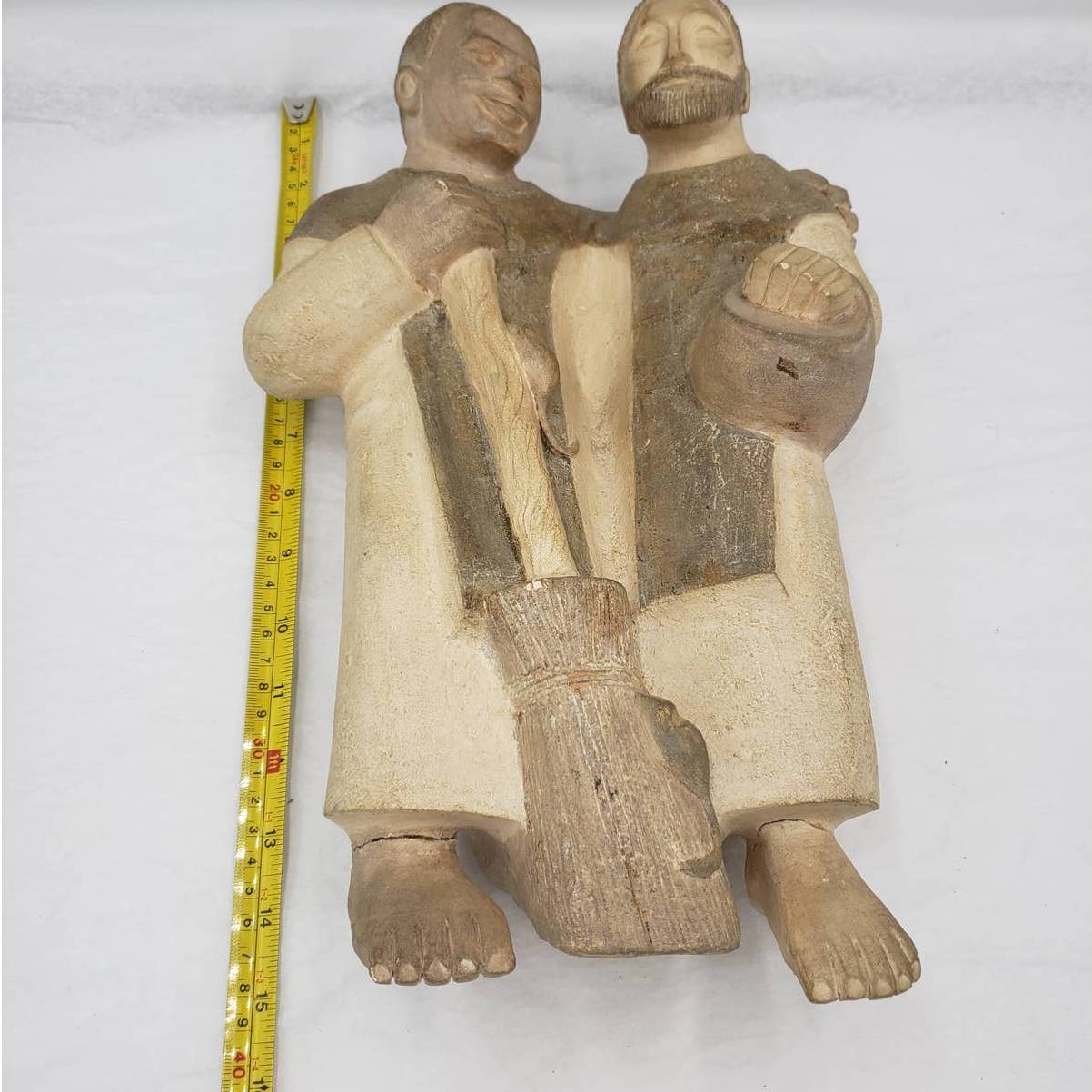 Hanging Original Artwork Terracotta Sculpture Lima Peru 1600 South America 15"