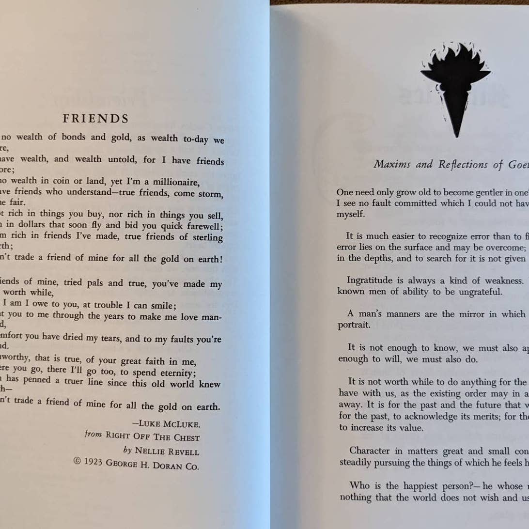 Vintage 1963 Words of Inspiration Writings From the Past to Brighten the Present