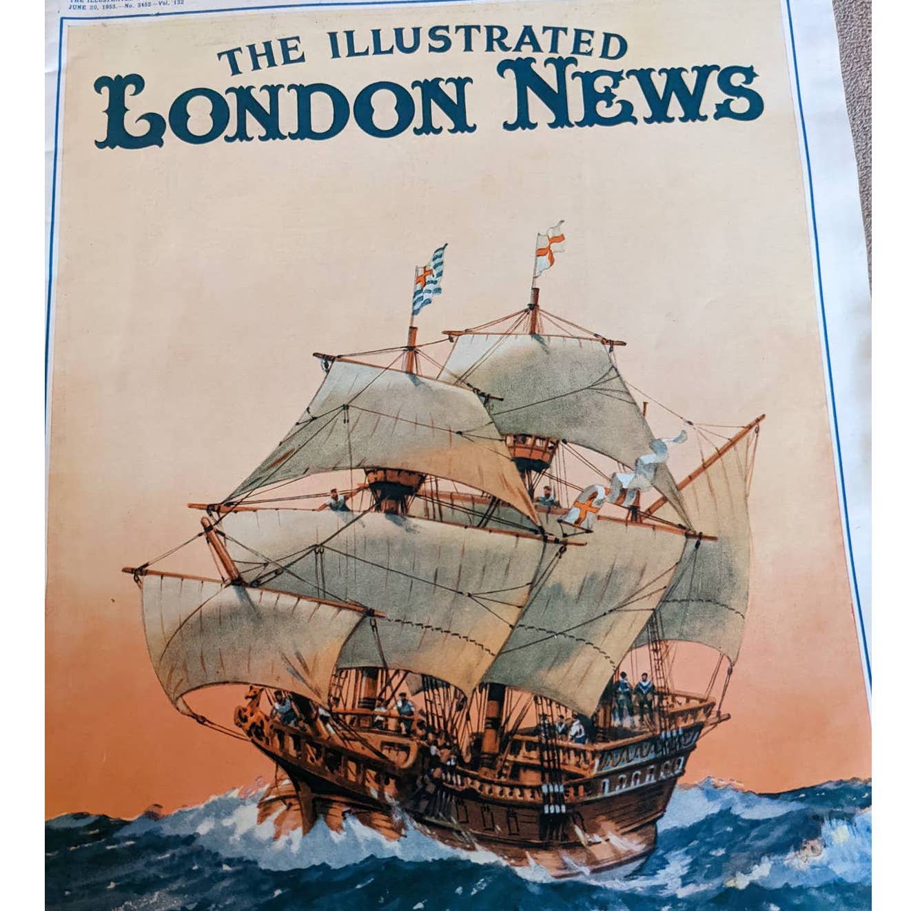 Vintage Illustrated London News Magazine Issue History Collection June 20, 1953