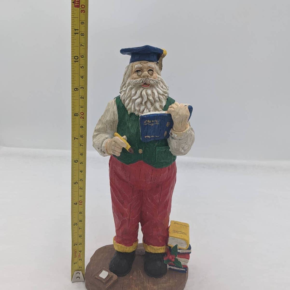 Vintage Santa Claus Checklist His List Naughty or Nice 10" Tall