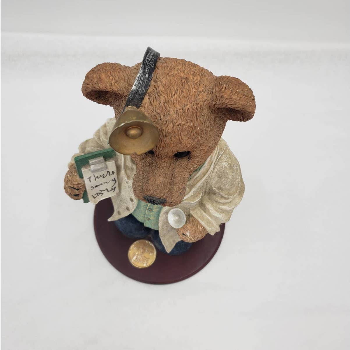 Vintage Doctor Teddy 100th Anniversary of Teddy Bear 1902-2002 9" Tall