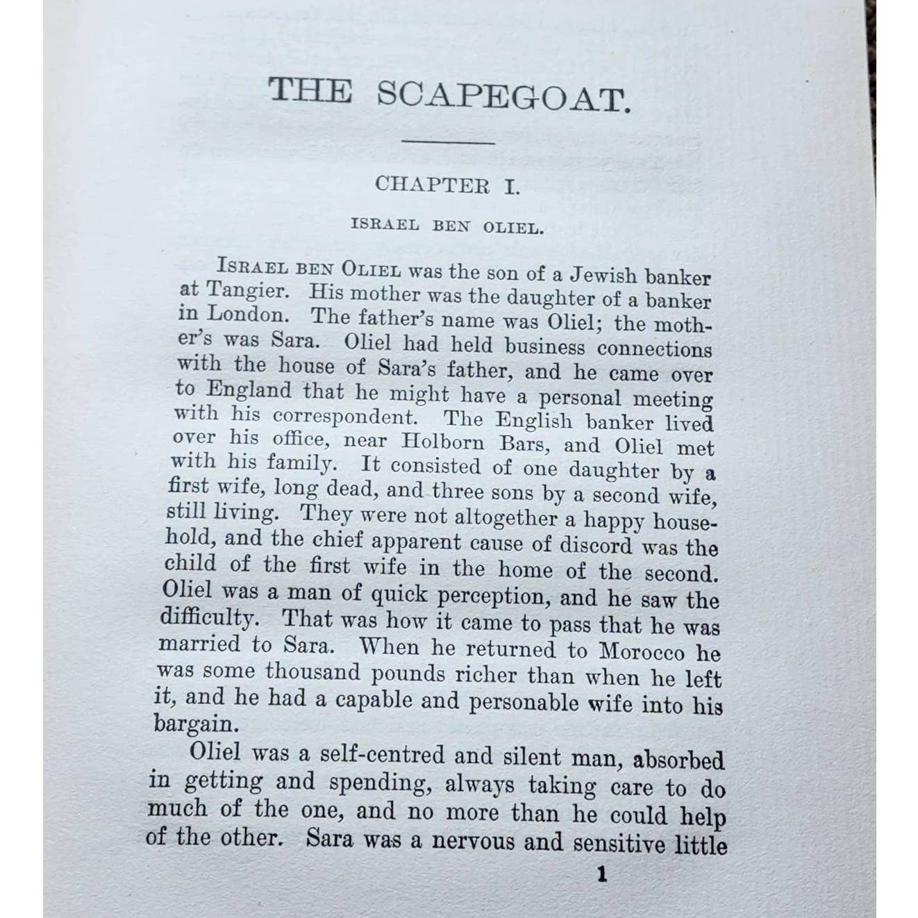 The Scapegoat By Hal Caine Illustrated, Antiquarian Antique Book 1899
