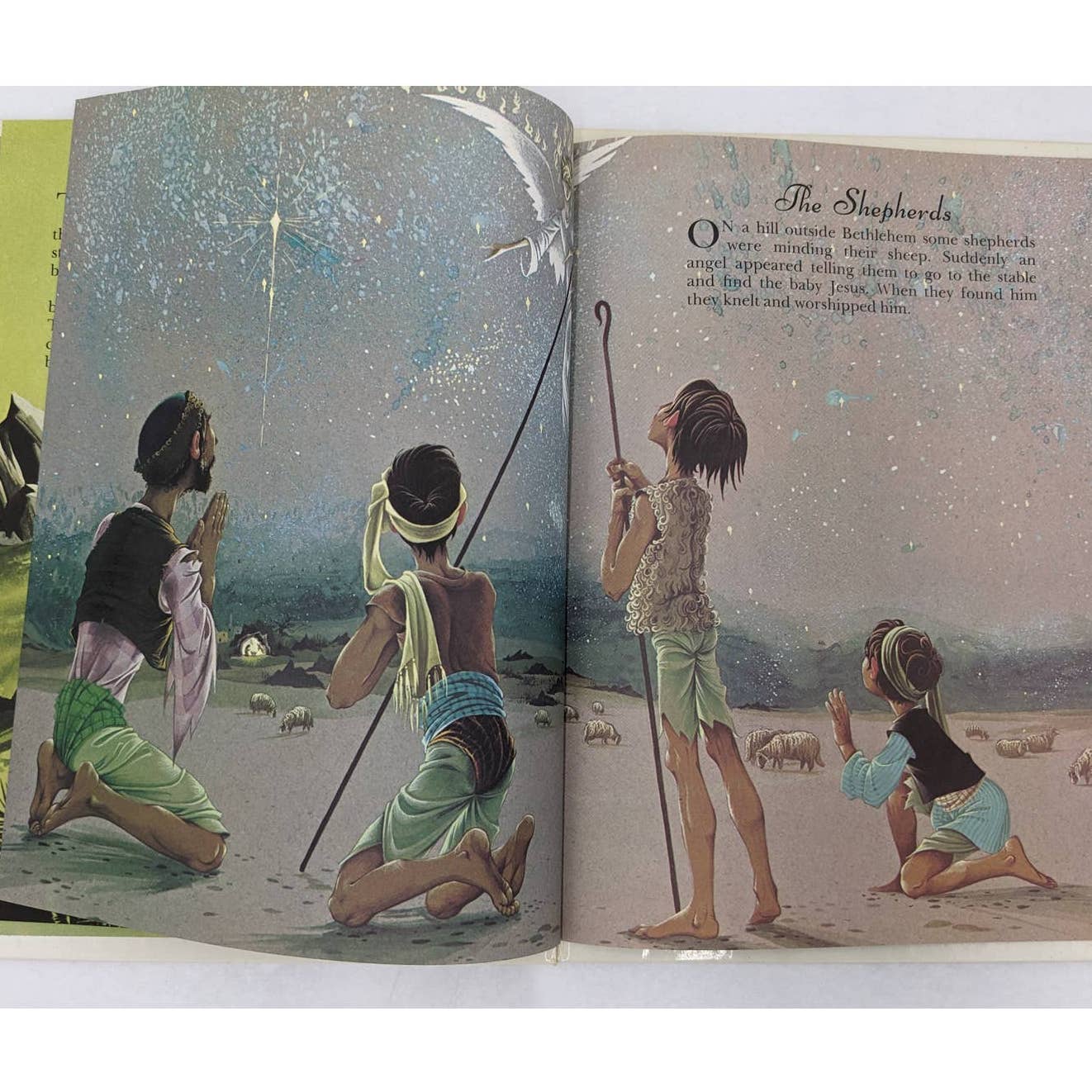 Bible Stories For Children Illustrated Jesus Birth Other Bible Stories Vintage
