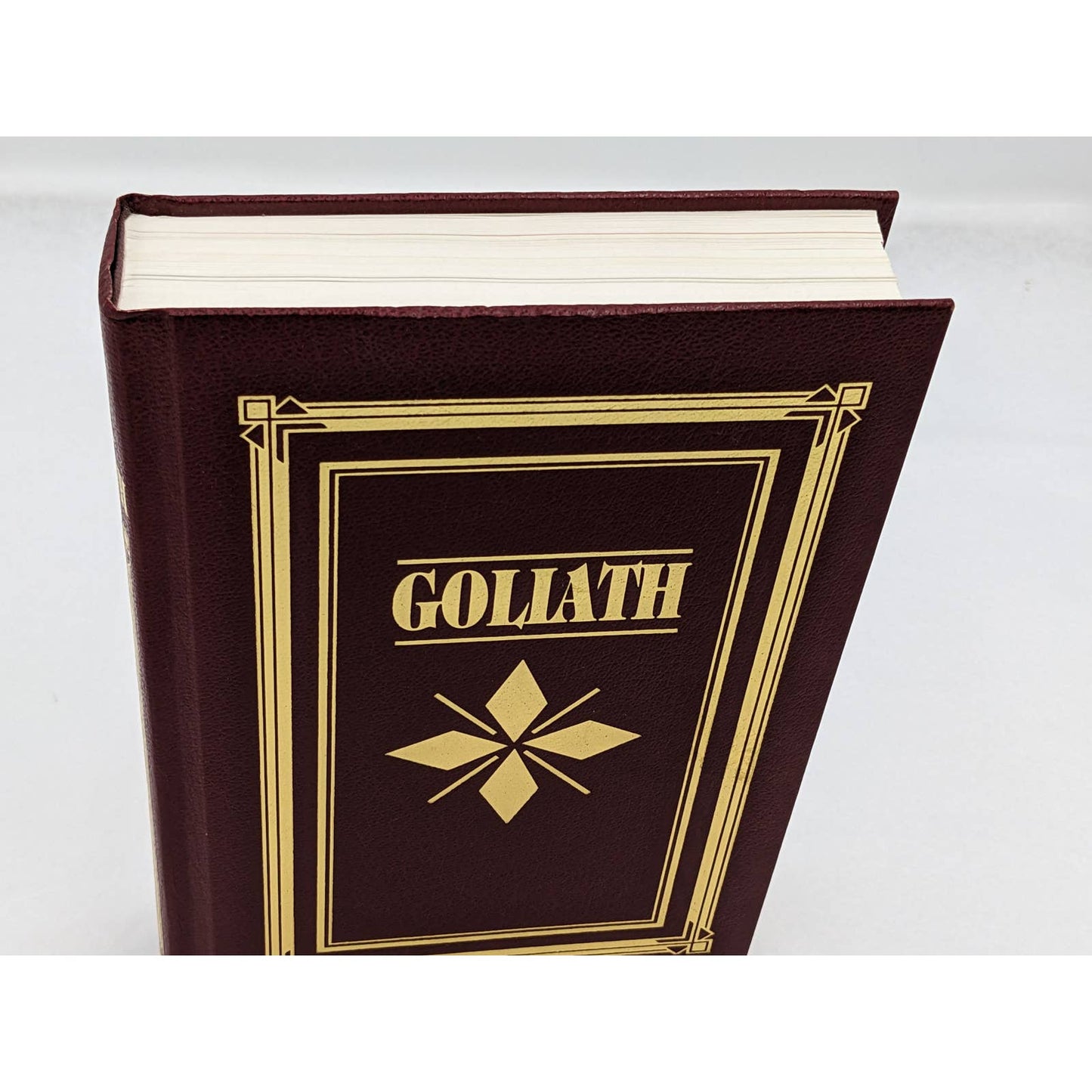 Goliath Life Of Robert Schuller By James Penner Leather Bound Collectors Edition
