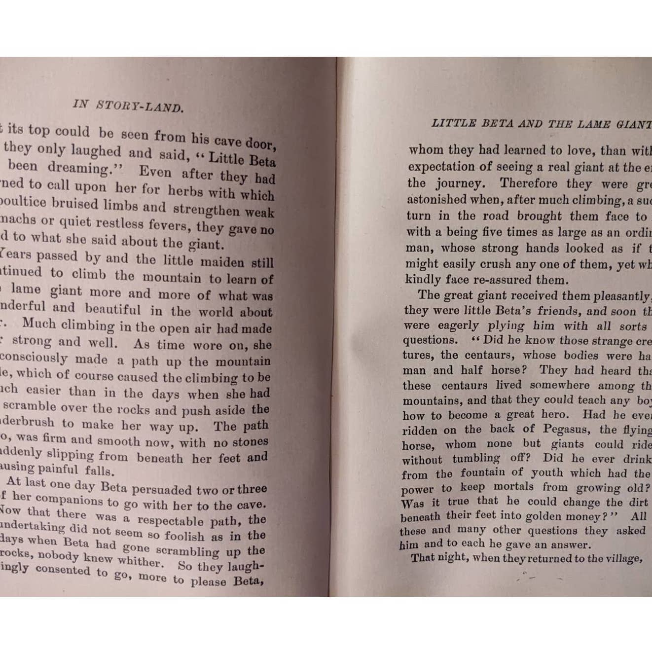 Vintage In Story Land Book Elizabeth Harrison Childrens Stories Written in 1895