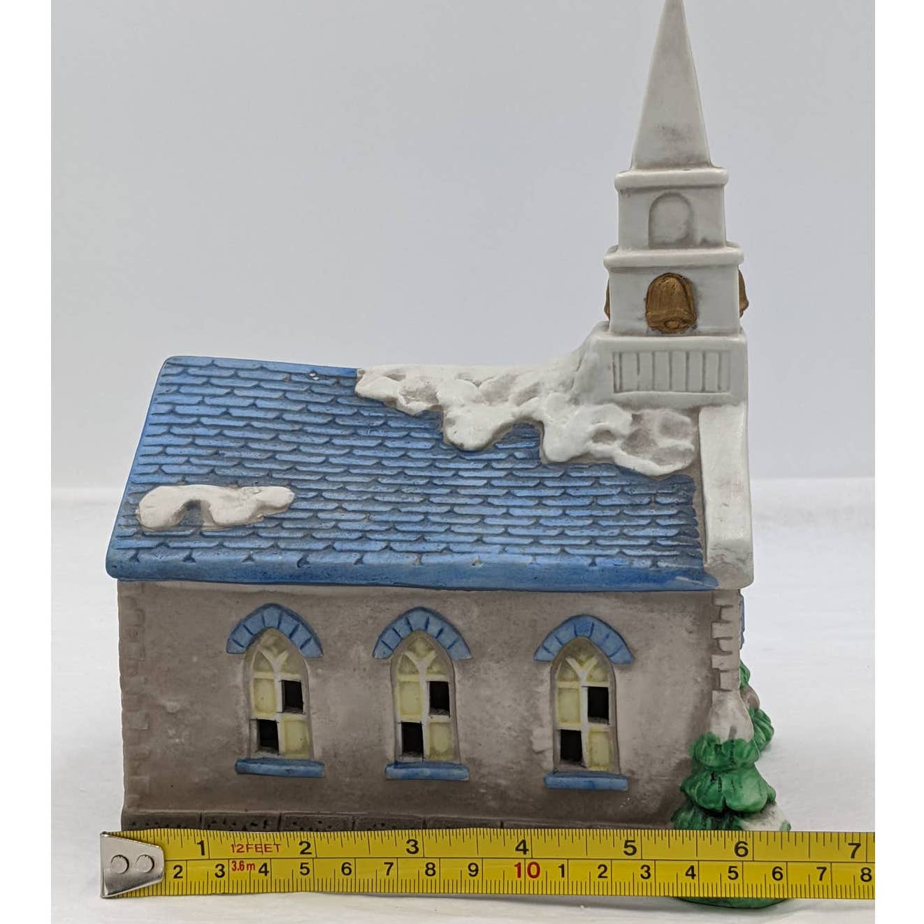 Vintage Americana Church Holiday Christmas Village National Decorations