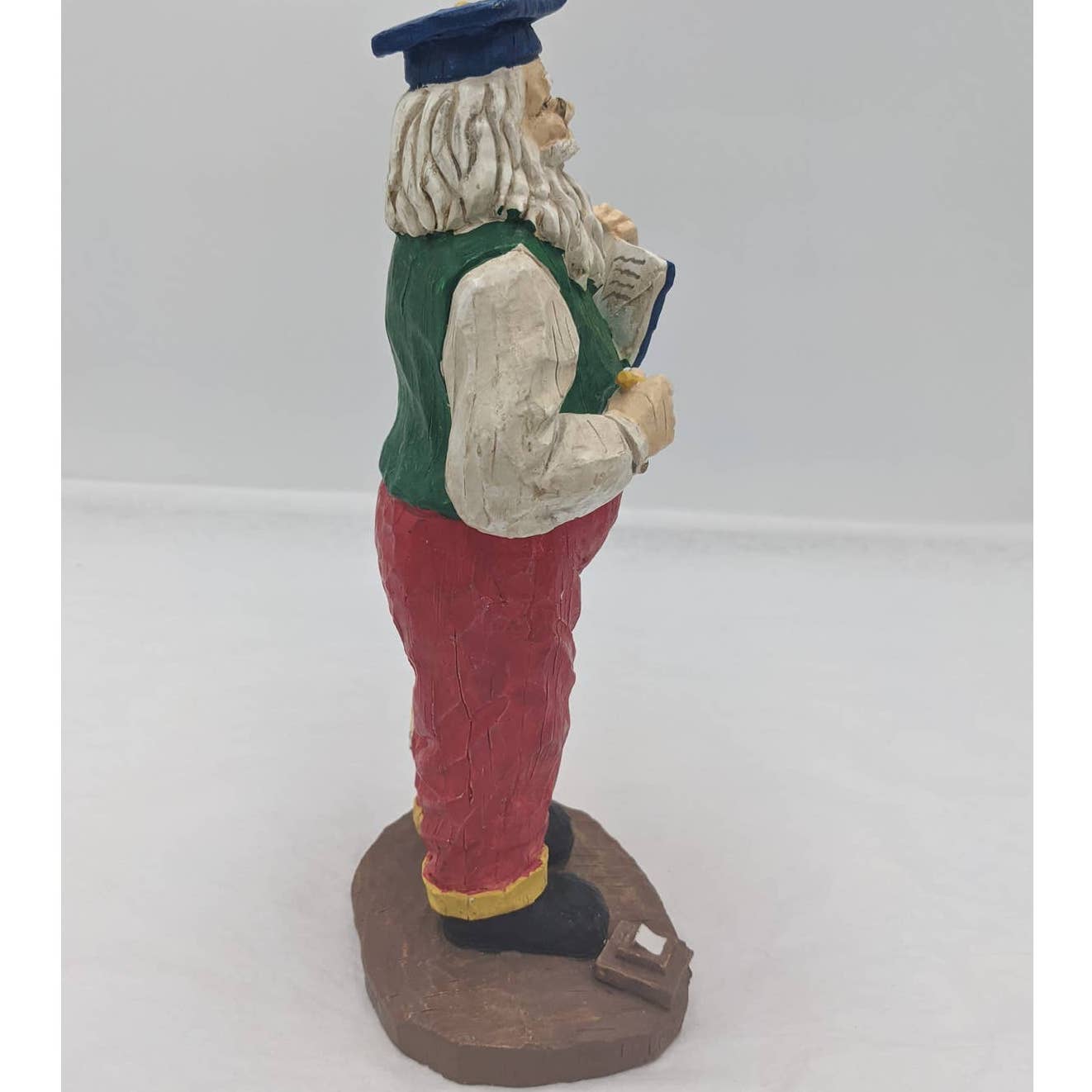 Vintage Santa Claus Checklist His List Naughty or Nice 10" Tall